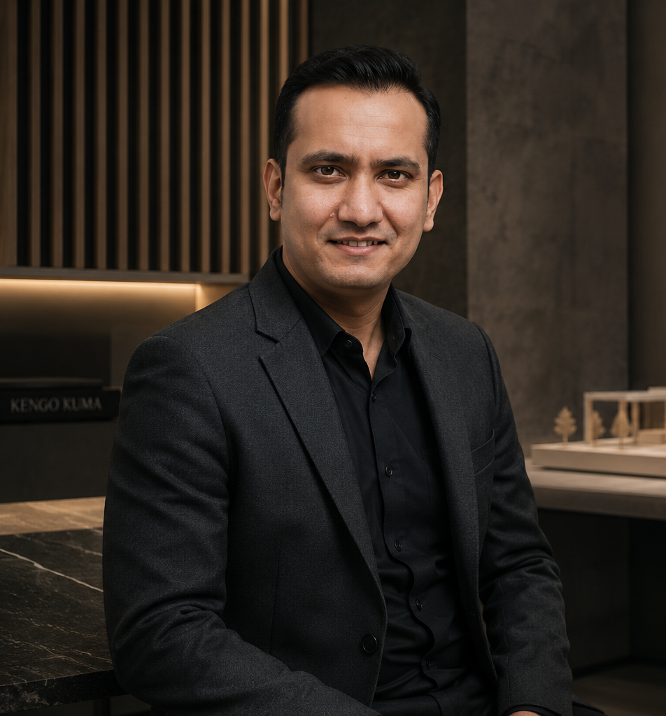 Ar. Nitin Markad, Founder and Principal Architect of Rajmudra Architects, a boutique luxury residential architecture practice