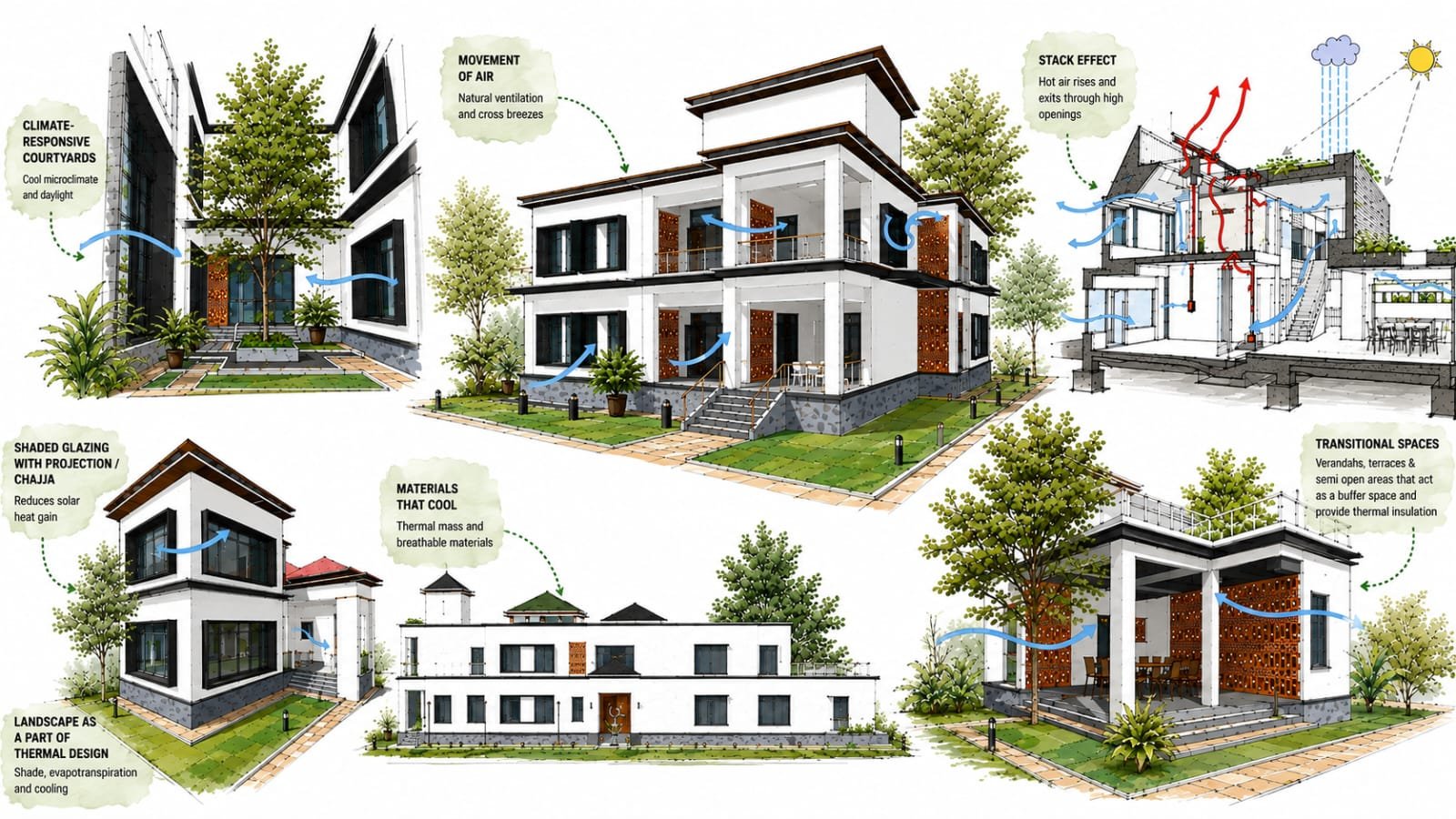 Can a Villa Be Designed Without Air Conditioning? A Practical Guide to Designing Thermally Comfortable Villas in the Indian Climate